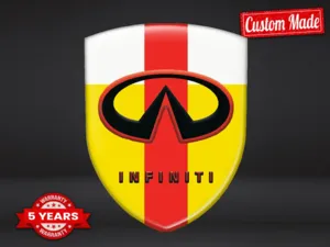 Infiniti Badges Bombés Qualité Pro Personnalisables